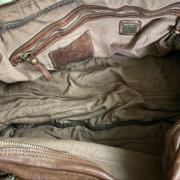 NWT Campomaggi Italian leather weekender bag - Picture 8 of 12